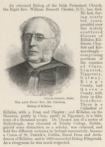 Feu le très révérend Dr Chester, évêque de Killaloe (gravure) - English School