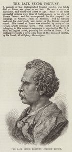 Feu Senor Fortuny, artiste espagnol