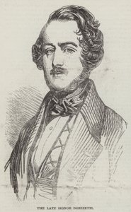 Feu Signor Donizetti (gravure) - English School