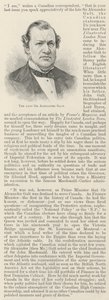 Feu Sir Alexander Galt (gravure) - English School
