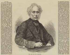 Feu Sir David Brewster (gravure)
