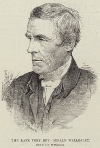 Feu le très révérend Gerald Wellesley, doyen de Windsor (gravure) - English School