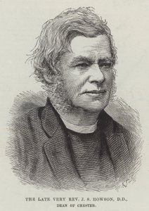 Feu le très révérend J S Howson, DD, doyen de Chester (gravure)