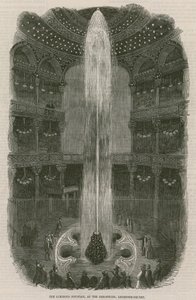 La fontaine lumineuse au Panopticon, Leicester Square, Londres - English School