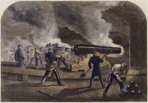 La batterie principale à Fort Sumter - English School