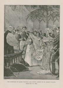 Le mariage de la reine Victoria et du prince Albert - English School