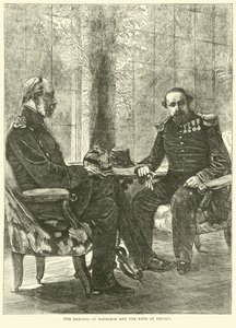 La rencontre de Napoléon et du roi de Prusse, septembre 1870 - English School