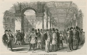 La promenade des marchands (angle sud-ouest), Royal Exchange - English School
