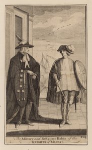 Les habitudes militaires et religieuses des Chevaliers de Malte - English School