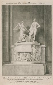 Le monument érigé dans la cathédrale Saint-Paul - English School