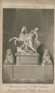 Le monument érigé dans la cathédrale Saint-Paul - English School