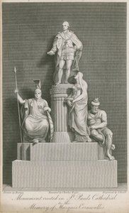 Le monument érigé dans la cathédrale Saint-Paul - English School