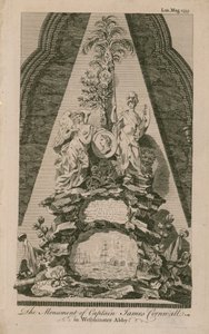 Le monument du capitaine James Cornwall - English School