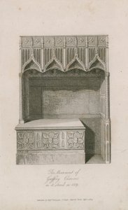 Le monument de Geoffrey Chaucer - English School