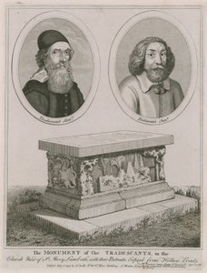 Le monument des Tradescant dans le cimetière de St Mary, Lambeth - English School