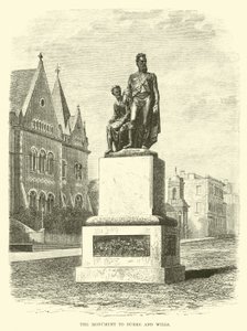 Le monument à Burke et Wills - English School