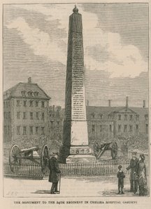 Le monument au 24e Régiment dans les jardins de l