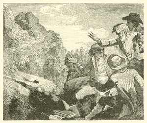 Les montagnes en travail (gravure)