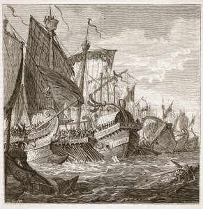 La bataille navale au large du cap Pelorus - English School