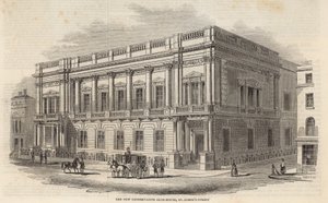 La nouvelle Conservative Club House, St Jamess Street, Londres - English School
