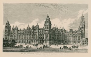 Les nouveaux bureaux du gouvernement à Whitehall - English School