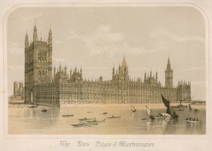 Le nouveau Palais de Westminster, Londres