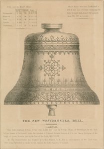 La nouvelle cloche de Westminster (Big Ben) - English School