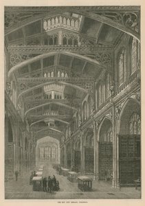 La nouvelle bibliothèque municipale, Guildhall, Londres - English School