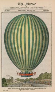La nouvelle grande Montgolfière, ou ballon fumigène - English School