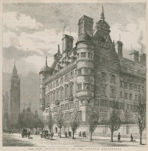 Les nouveaux bureaux de police sur le Victoria Embankment - English School