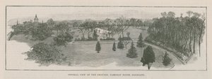Le nouveau parc public à Highgate : vue générale des terrains, Fairseat House, Highgate - English School