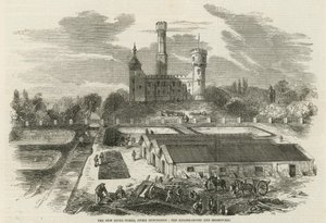 Les nouveaux travaux de la rivière, Stoke Newington : La maison des machines et les réservoirs - English School