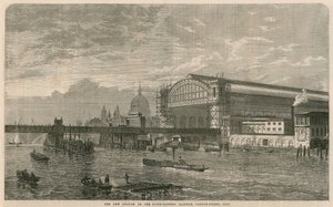 La nouvelle gare du South-Eastern Railway, Cannon Street, Londres - English School