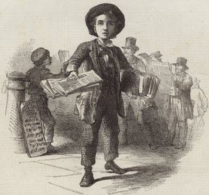 Le garçon de journaux - English School