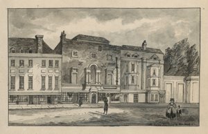 La vieille Académie royale à Pall Mall - English School