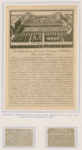Le prospectus original pour le premier bain de natation de Londres - English School