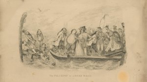 Les pèlerins à une course de bateaux - English School