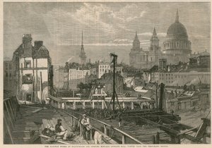 Les travaux ferroviaires à Blackfriars et l