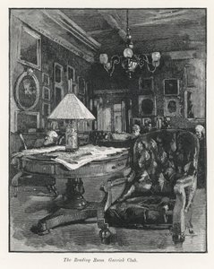 La salle de lecture du Garrick Club - English School