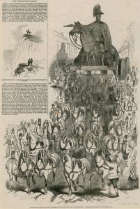 Le retrait de la statue colossale de M. Wyatt du duc de Wellington