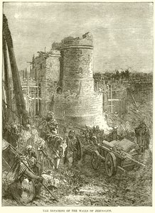 La réparation des murs de Jérusalem - English School