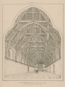 Le toit de Westminster Hall - English School