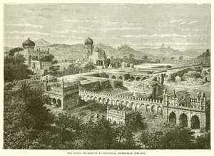 La nécropole royale à Golconde, Hyderabad