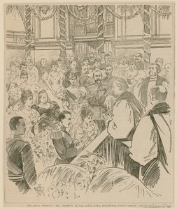 Le mariage royal, la cérémonie aux balustrades de l