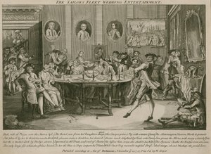 Le divertissement du mariage de la flotte des marins