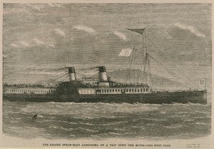 Le bateau à vapeur Alexandra en excursion sur la rivière - English School