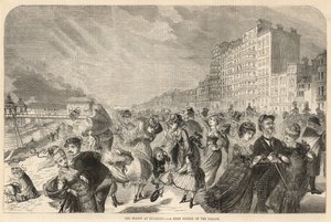 La saison à Brighton; Une brise forte sur la Parade - English School