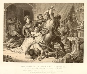 La capture de Roger De Mortimer - English School