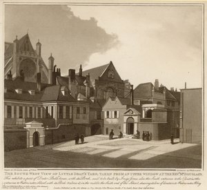 Vue sud-ouest de Little Deans Yard - English School