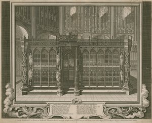 Le majestueux monument en mémoire du roi Henri VII et de sa reine - English School